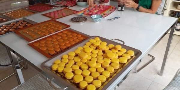 Atelier macarons avec Bérengère 