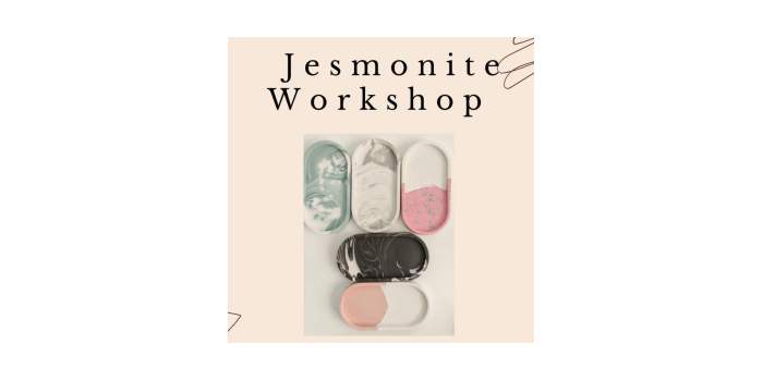 Atelier créatif : Jesmonite workshop 