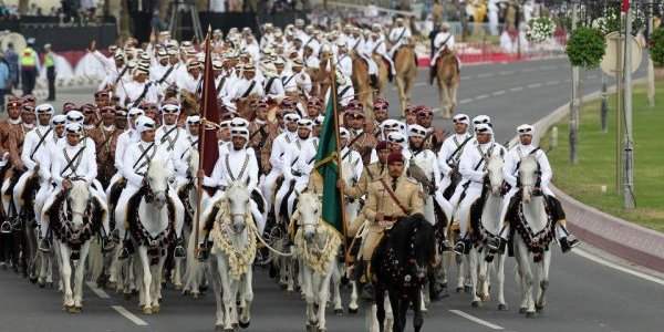 Présentation des chevaux de la Garde de l'Emir 