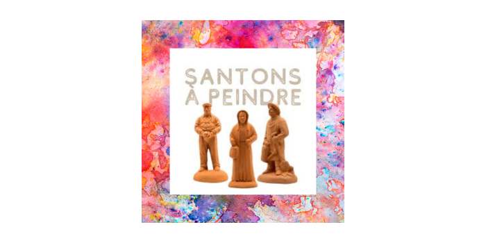 Atelier "Santon à peindre" avec Laurence