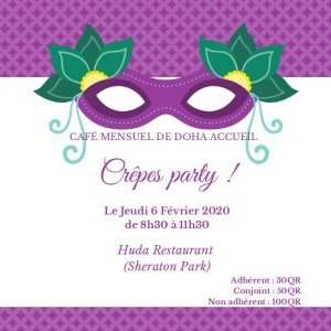 Café Mensuel "Crêpes Party"