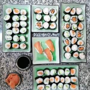 Atelier Makis-sushis avec Muriel