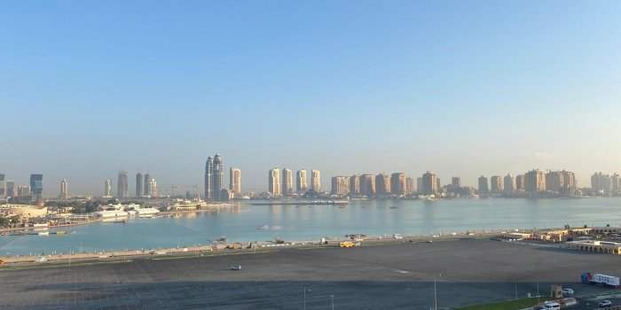 Marche à Katara
