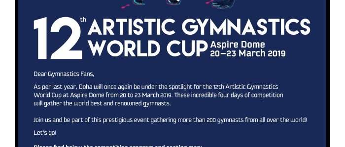 12th Art Gymnastics World Challenge Cup