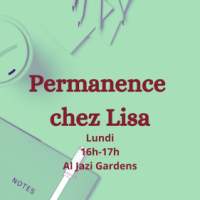 Permanence chez Lisa