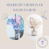 Atelier décoration de fleurs en bois avec Sweet & Wood